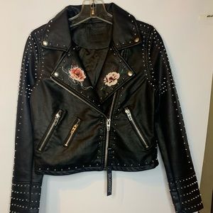 Beautiful studded moto jacket
